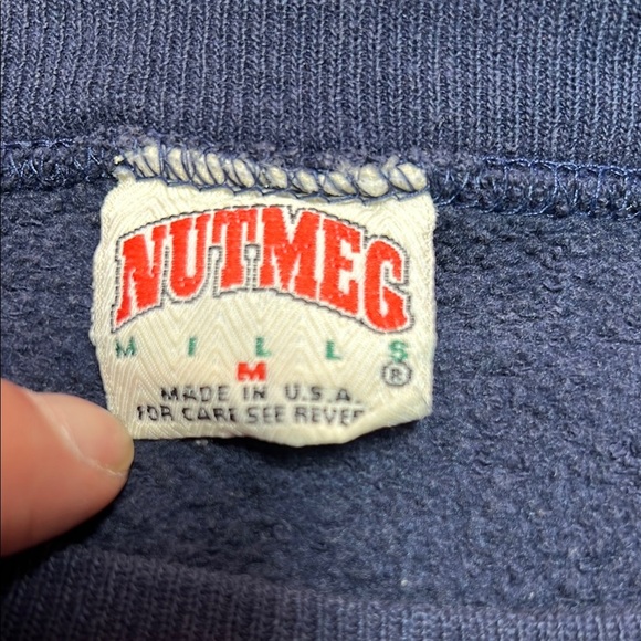 Notre Dame Fighting Irish Sweatshirt vintage made in USA nutmeg tag size M - Picture 4 of 14